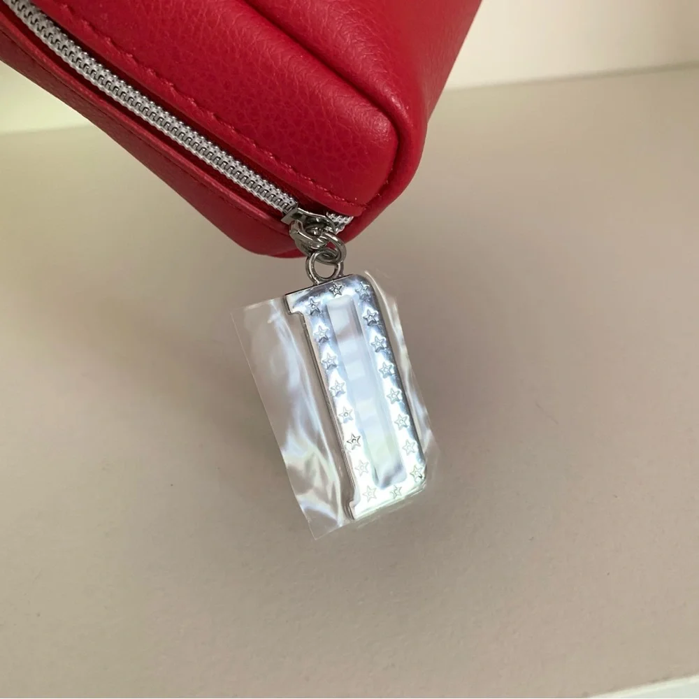 Dior red zippy Pouch